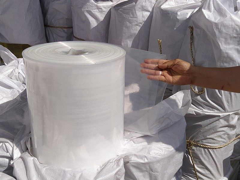 塑料薄膜通風(fēng)(fēng)管透明船廠